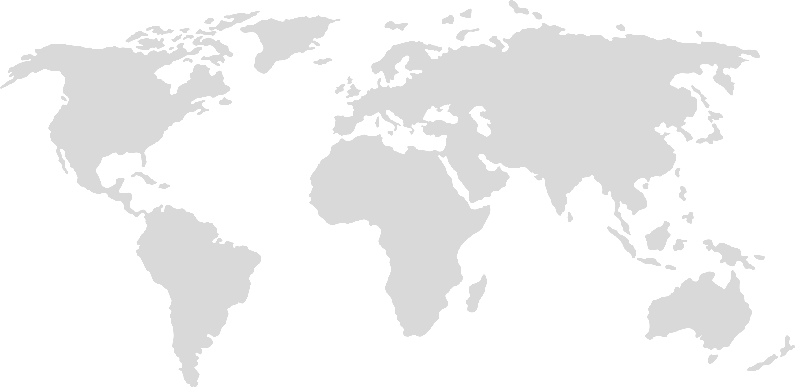 Office location on world map